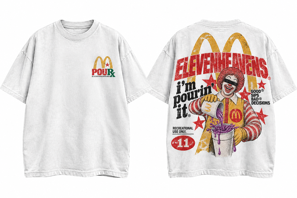 ℞ONALD THA SIPPA’ TEE - WHITE